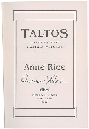Lot #799 Anne Rice - Image 1