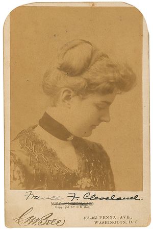 Lot #9 Frances Cleveland Signed Photograph