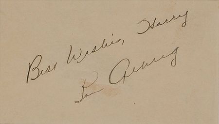 Lot #1385 Lou Gehrig Signature - Image 2