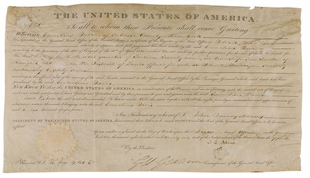 Lot #1 John Quincy Adams and Cabinet Group Lot