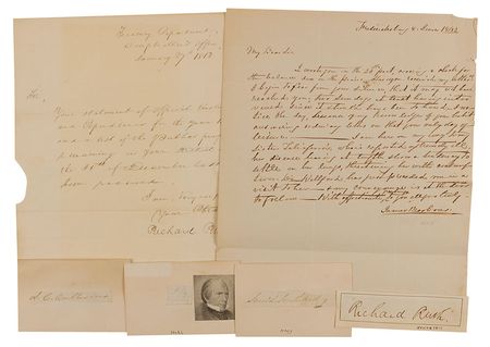 Lot #1 John Quincy Adams and Cabinet Group Lot - Image 2