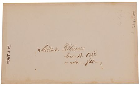 Lot #19 Millard Fillmore Book