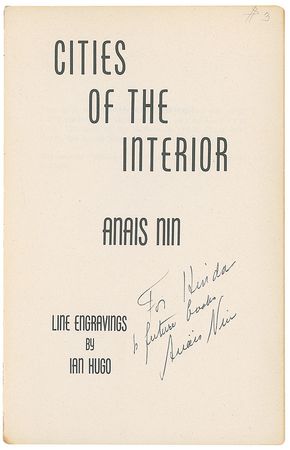 Lot #643 Anais Nin - Image 1
