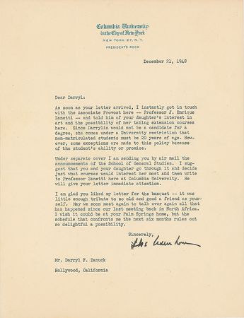 Lot #15 Dwight D. Eisenhower: Rare “Ike