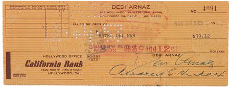 Lot #1296 Lucille Ball and Desi Arnaz - Image 1
