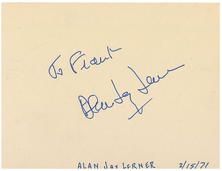 Lot #1010 Lerner and Loewe - Image 2