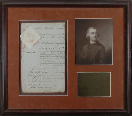 Lot #154 Samuel Adams: Bold document from the Massachusetts patriot - Image 1