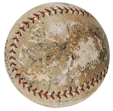 Lot #1382 Baseball Legends: Stupendous cast of early ballplayers, with Ruth, Gehrig, Speaker, and more - Image 4