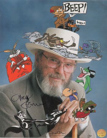 Lot #747 Chuck Jones Signed Photograph - Image 1