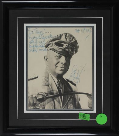 Lot #1122 Erich von Stroheim: Penetrating portrait as ?The Desert Fox? - Image 2