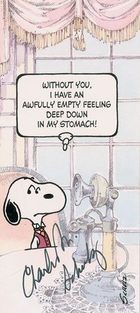 Lot #761 Charles Schulz Greeting Card - Image 1