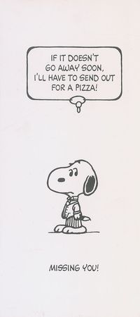 Lot #761 Charles Schulz Greeting Card - Image 2