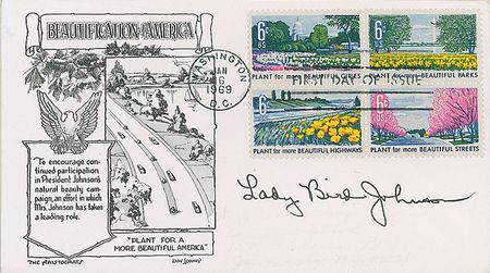 Lot #137 Lady Bird Johnson - Image 1