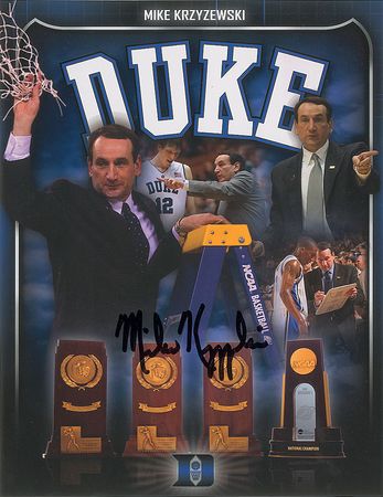Lot #1530 Mike Krzyzewski Signed Photographs - Image 2