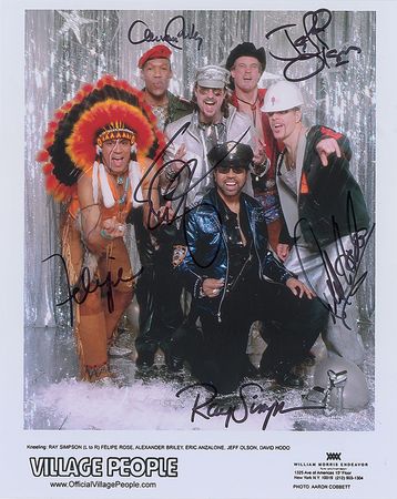 Lot #1053 Village People Signed Photographs - Image 1
