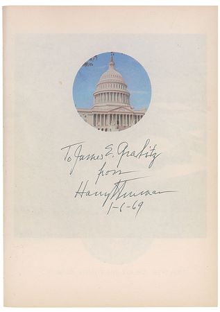 Lot #106 Harry S. Truman - Image 1