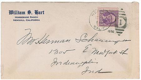 Lot #1332 William S. Hart Handwritten Letter Signed - Image 2