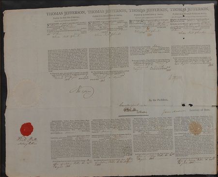 Lot #43 Thomas Jefferson and James Madison: Ship?s papers for the Remittance, bound for the Dutch West Indies - Image 2