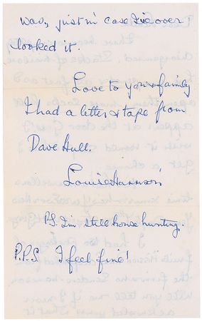 Lot #792 Beatles: Louise Harrison Handwritten Letter Signed - Image 2