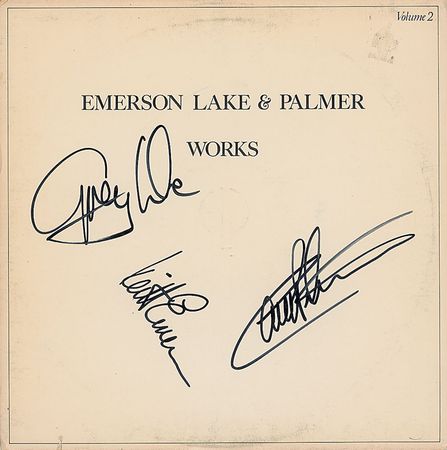【直筆サイン入り！】EMERSON, LAKE & PALMER ツアーパンフ 本 直筆サイン入り！EMERSON, LAKE & PALMER ツアーパンフ