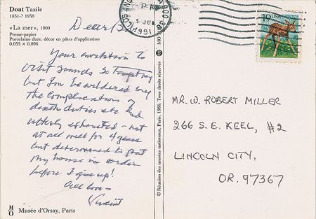 Lot #1363 Vincent Price: “I don’t expect to survive the summer” - Image 2