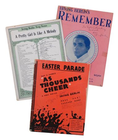 Lot #783 ASCAP Collection: Fantastic collection of some of ASCAP’s biggest names, including Irving Berlin and Cole Porter - Image 3