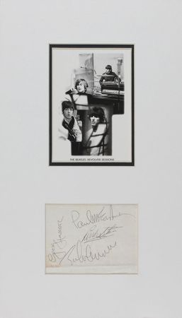 Lot #786 Beatles: Signatures acquired at their final British performance in 1966 - Image 2