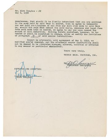 Lot #1315 Kirk Douglas - Image 2