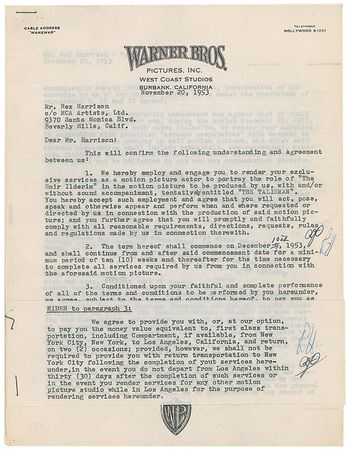 Lot #1331 Rex Harrison - Image 1