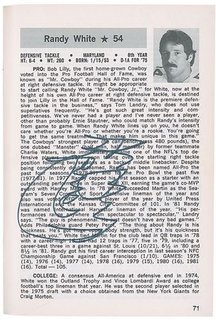 Lot #1463 Dallas Cowboys Media Guide - Image 2