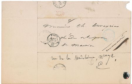 Lot #610 Victor Hugo: The inspired author comments on theatrical success: “I want to enjoy this applause again” - Image 2