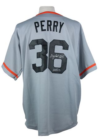 Lot #1580 Gaylord Perry Baseball Jerseys - Image 2