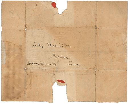 Lot #387 Horatio Nelson: The celebrated naval hero writes home to his beloved mistress, Emma Hamilton: “All my time & thoughts have been for the public” - Image 2