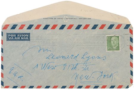 Lot #635 Joan Miro: Miro mentions MoMA - Image 2