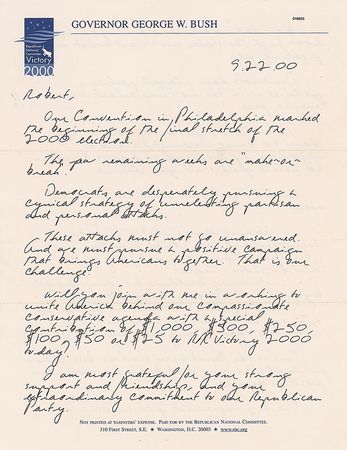Lot #22 Gerald Ford: ?The present Congress, heavily controlled by liberal Democrats, is a disaster? - Image 3
