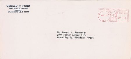 Lot #22 Gerald Ford: ?The present Congress, heavily controlled by liberal Democrats, is a disaster? - Image 6
