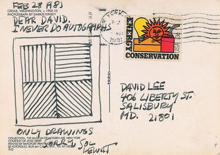 Lot #624 Sol Lewitt Sketch - Image 1