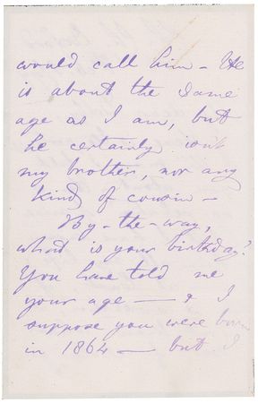 Lot #577 Charles L. Dodgson: A tongue-in-cheek letter sending a Lewis Carroll portrait, and another letter mentioning “Alice’s Adventures” and “the Looking-glass” - Image 2