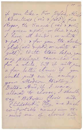 Lot #577 Charles L. Dodgson: A tongue-in-cheek letter sending a Lewis Carroll portrait, and another letter mentioning “Alice’s Adventures” and “the Looking-glass” - Image 6