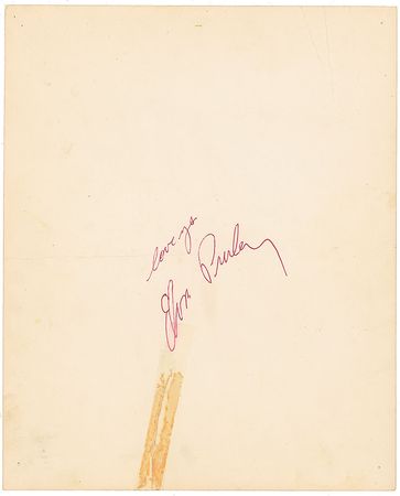 Lot #818 Elvis Presley Signed Photograph - Image 1