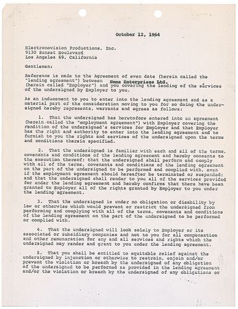 Lot #1007 Billy J. Kramer and the Dakotas Signed Document - Image 1