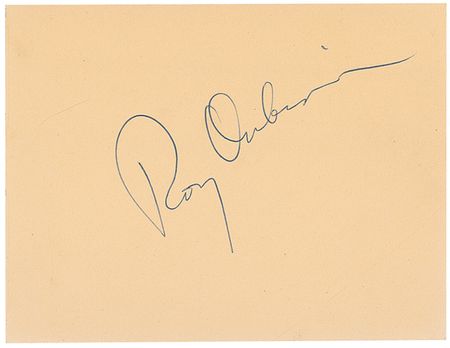 Lot #1023 Roy Orbison and Marianne Faithfull Signatures - Image 1