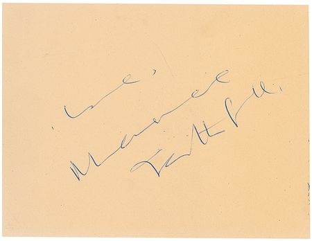 Lot #1023 Roy Orbison and Marianne Faithfull Signatures - Image 2