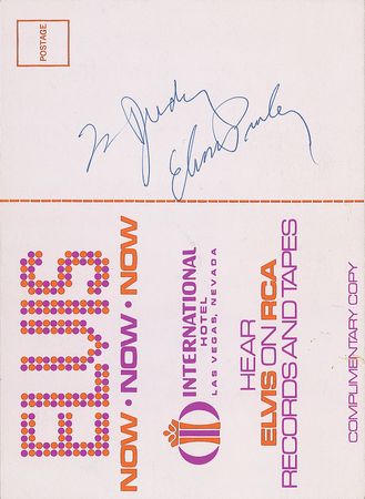 Lot #819 Elvis Presley Postcard - Image 1