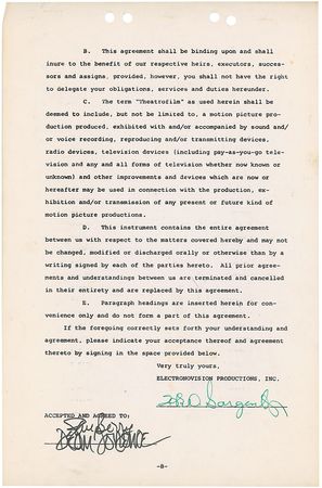 Lot #999 Jan and Dean Signed Document - Image 2