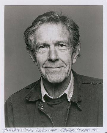 Lot #974 John Cage Signed Photograph and Handwritten Letter Signed - Image 1