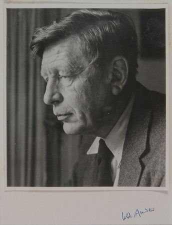 Lot #529 W. H. Auden Signed Photograph - Image 1