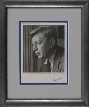 Lot #529 W. H. Auden Signed Photograph - Image 2
