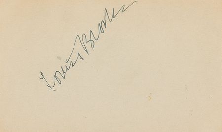 Lot #1064 Louise Brooks Signature - Image 1