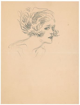 Lot #563 Howard Chandler Christy: A charming original sketch for a sick girl - Image 3